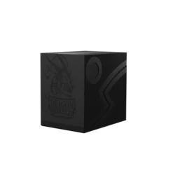 DRAGON SHIELD DECKBOX Double Deck Shell Black/Black
