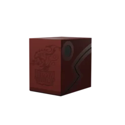 DRAGON SHIELD DECKBOX Double Deck Shell Blood Red/Black