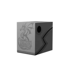 DRAGON SHIELD DECKBOX Double Deck Shell White/Black