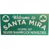 Trick Or Treat Studios Halloween 3: Santa Mira Wooden Sign