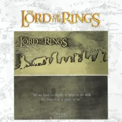Fanattik Lord Of The Rings: The Fellowship Metal Plaque