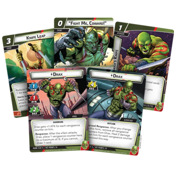 FANTASY FLIGHT GAMES Marvel LCG Champions Drax Hero Pack 2 FANTASY FLIGHT GAMES Marvel LCG Champions Drax Hero Pack - Afbeelding 2