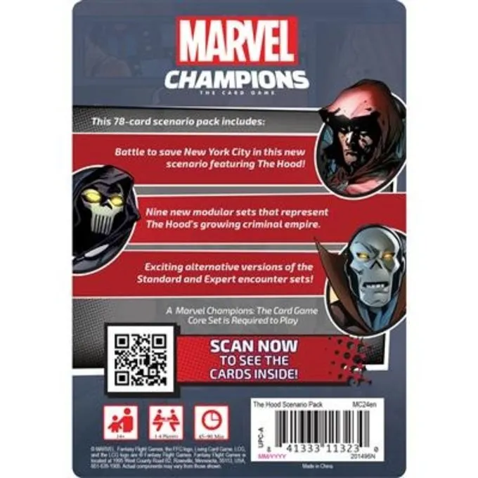 FANTASY FLIGHT GAMES Marvel LCG Champions The Hood Scenario Pack 2 FANTASY FLIGHT GAMES Marvel LCG Champions The Hood Scenario Pack - Afbeelding 2