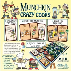 STEVE JACKSON GAMES Munchkin Crazy Cooks Deluxe -Kaartspellen Verkoop munchkin crazy cooks deluxe 2