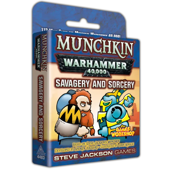 STEVE JACKSON GAMES Munchkin Warhammer 40k Savagery And Sorcery 1 STEVE JACKSON GAMES Munchkin Warhammer 40k Savagery And Sorcery
