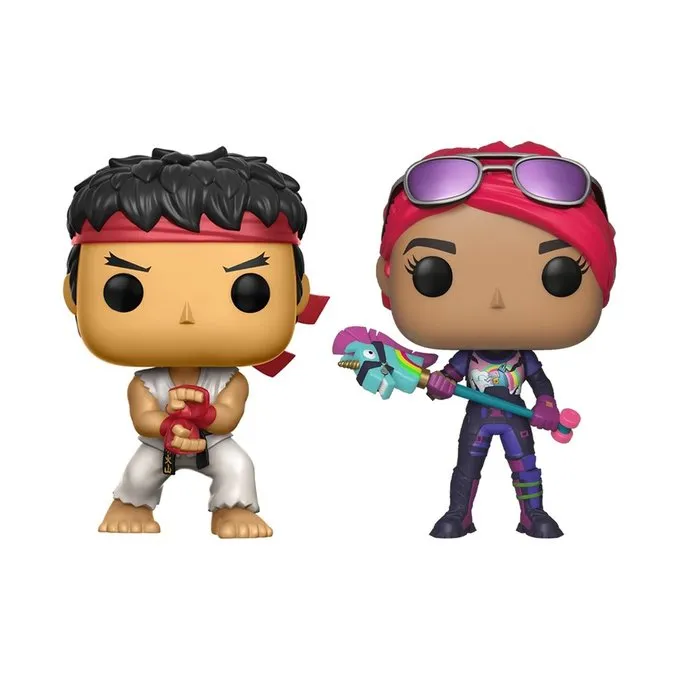 Funko Pop! Games: Fortnite - Ryu And Brite Bomber 2-Pack 1 Funko Pop! Games: Fortnite - Ryu And Brite Bomber 2-Pack