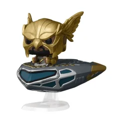 Funko Pop! Ride Super Deluxe: Black Adam - Hawkman In Cruiser