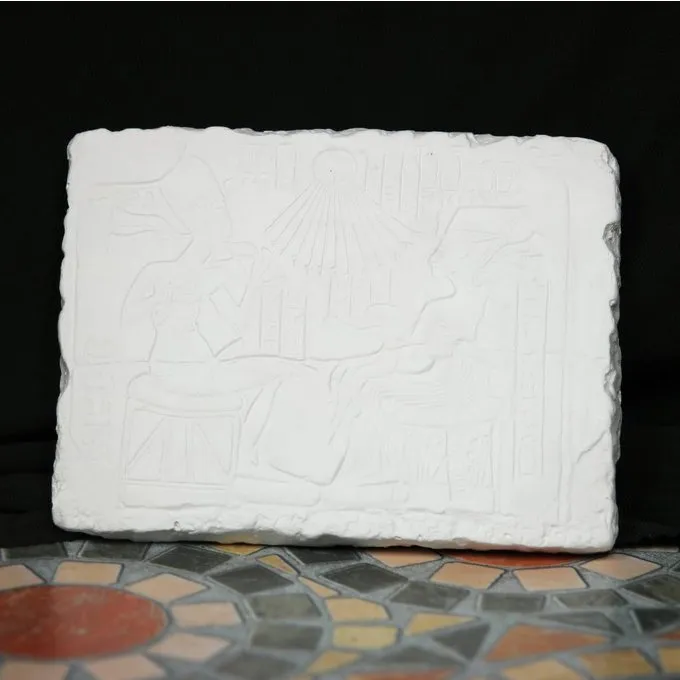 Reliëf Aton & Nefertiti 2 Reliëf Aton & Nefertiti - Afbeelding 2