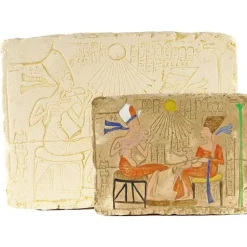 Reliëf Aton & Nefertiti 11 Reliëf Aton & Nefertiti -Kaartspellen Verkoop relief aton nefertiti 5