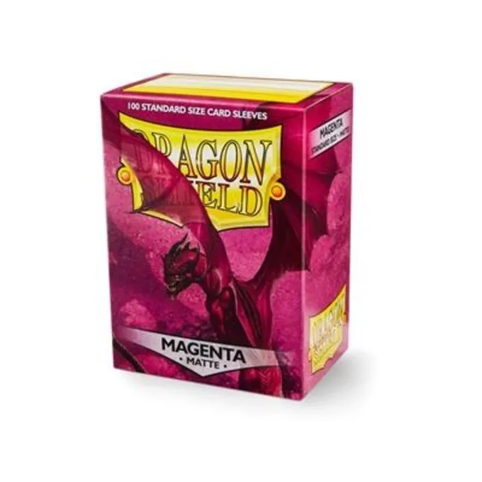 DRAGON SHIELD SLEEVES Dragon Shield MATTE - Magenta (100ct) 2 DRAGON SHIELD SLEEVES Dragon Shield MATTE - Magenta (100ct) - Afbeelding 2