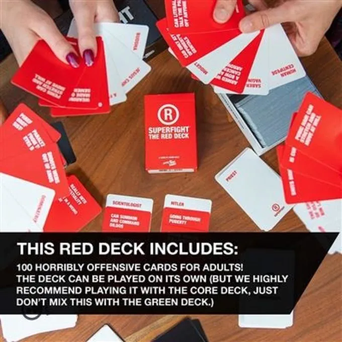 SKYBOUND GAMES Superfight Red Adult Deck 3 SKYBOUND GAMES Superfight Red Adult Deck - Afbeelding 3
