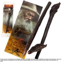 Noble Collection The Hobbit: Gandalf Staff Pen And Paper Bookmark